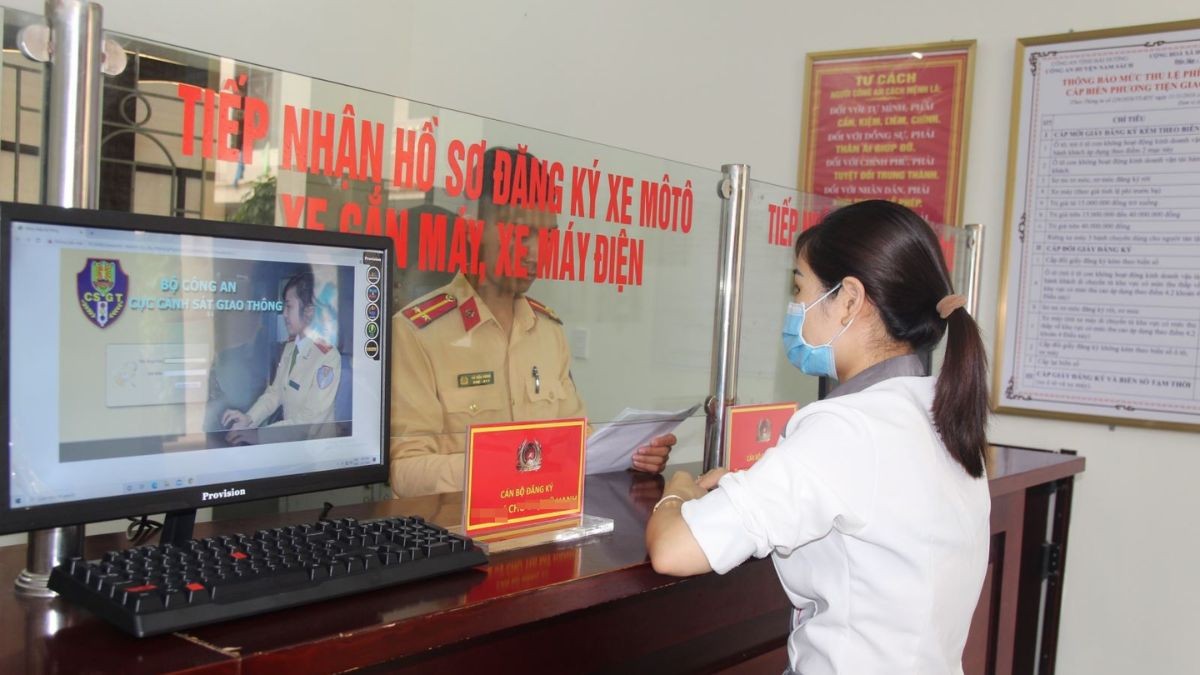 18 là tỉnh nào? Các bước đăng ký biển số xe máy tỉnh Nam Định. Bước 2 điền đơn đăng ký