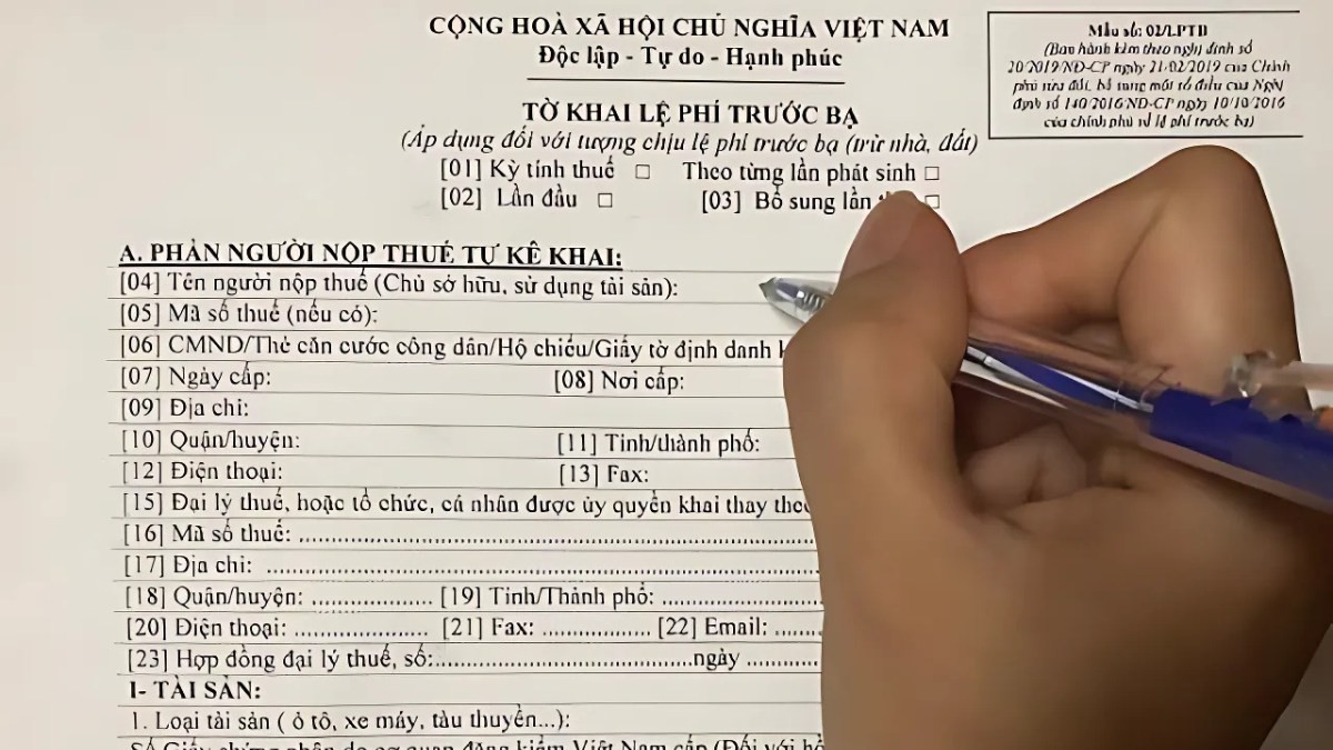 Đóng lệ phí trước bạ xe ô tô tại Lâm Đồng