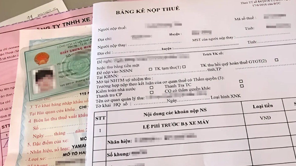 Nộp thuế xe máy tại Lâm Đồng