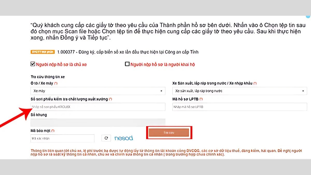 Kiểm tra và hoàn tất thủ tục đăng ký xe máy tại Lâm Đồng