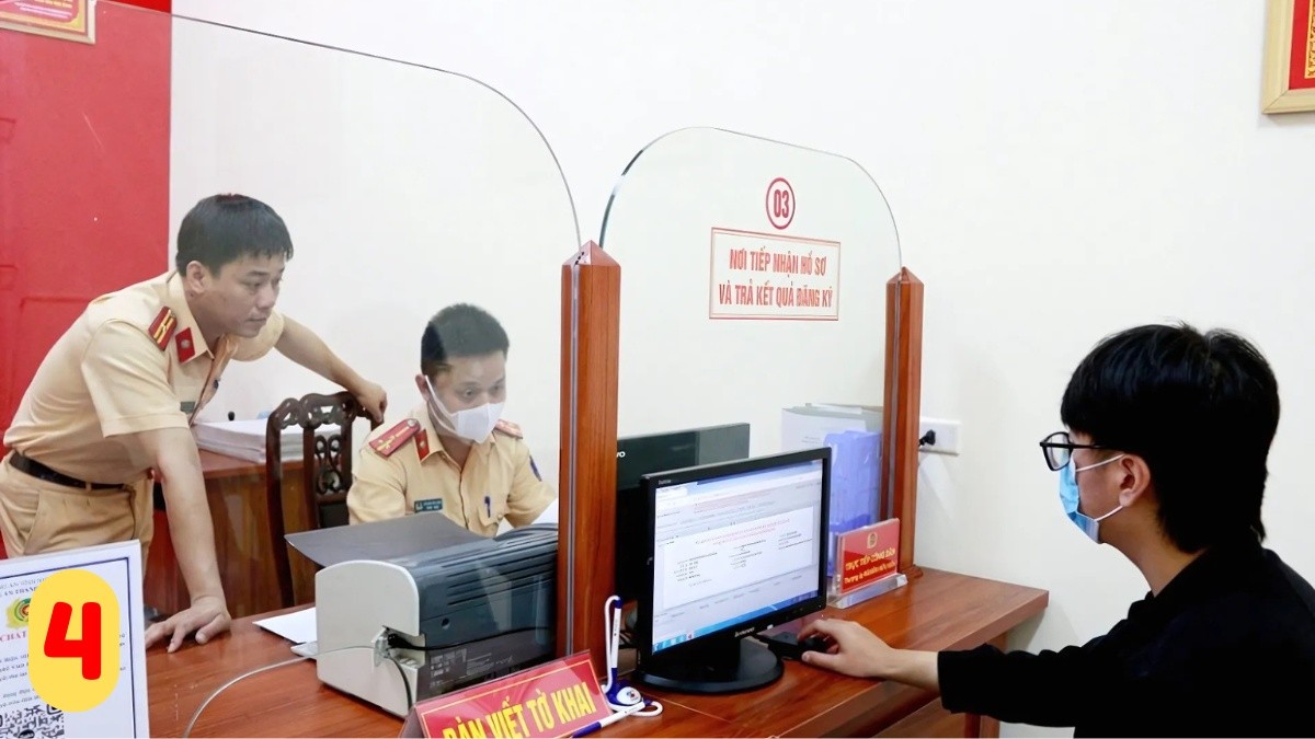 Bước 4: Bấm biển số cho xe ô tô mới tại Sóc Trăng