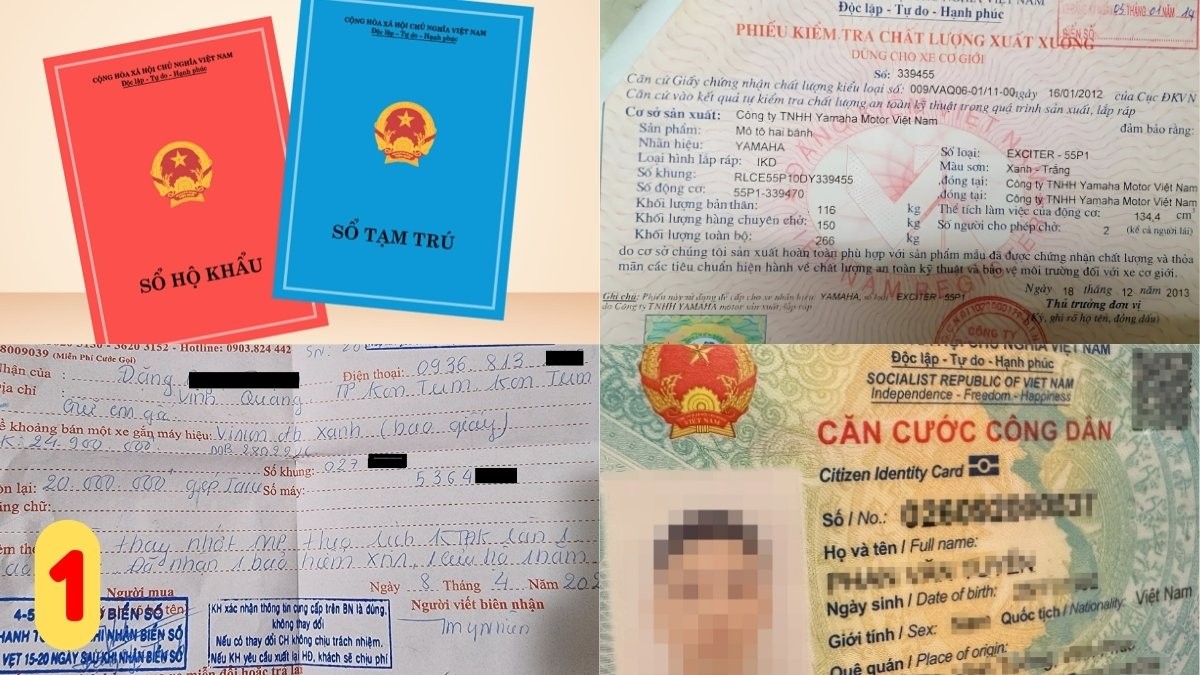 Bước 1: Chuẩn bị đầy đủ hồ sơ để đăng ký xe máy tại Sóc Trăng