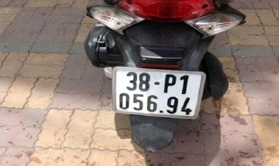 Biển số xe có ký hiệu 38