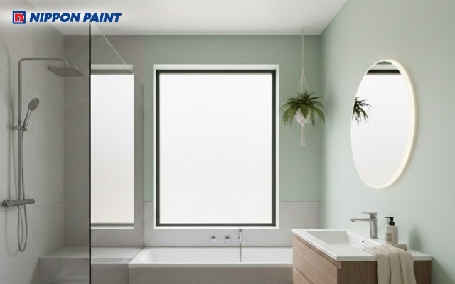 Tone màu xanh lục nhạt cùng phong cách dễ thương dành cho các gia chủ nữ