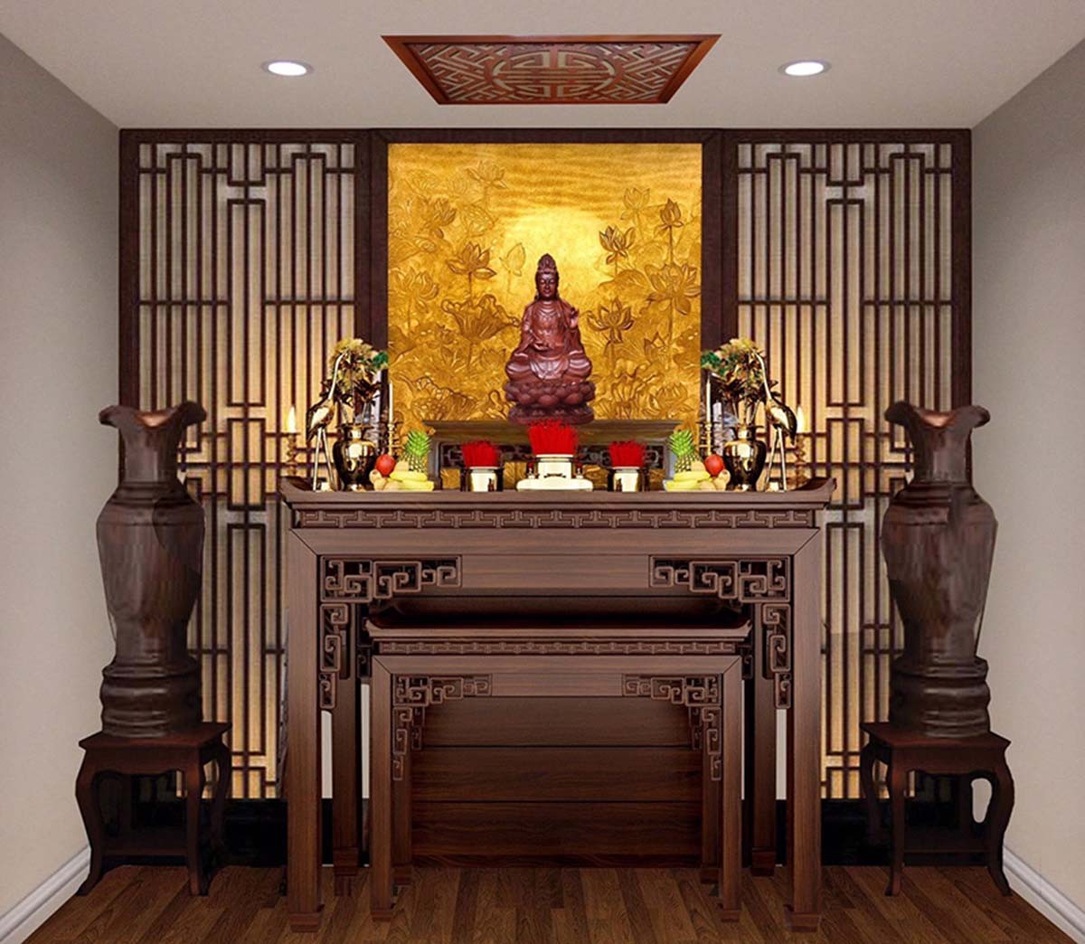 Bàn thờ đặt đúng hướng mang lại bình an, thịnh vượng