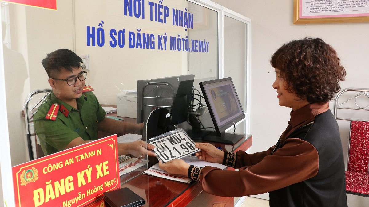 64 là tỉnh nào? Các bước đăng ký biển số xe máy tỉnh Vĩnh Long. Bước 3 nhận biển xe